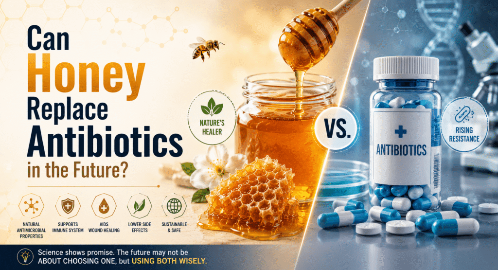 Can Honey Replace Antibiotics in the Future