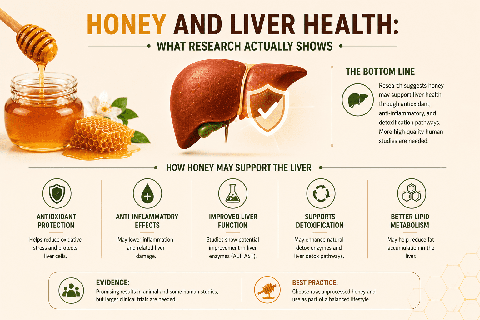 Honey and liver health benefits