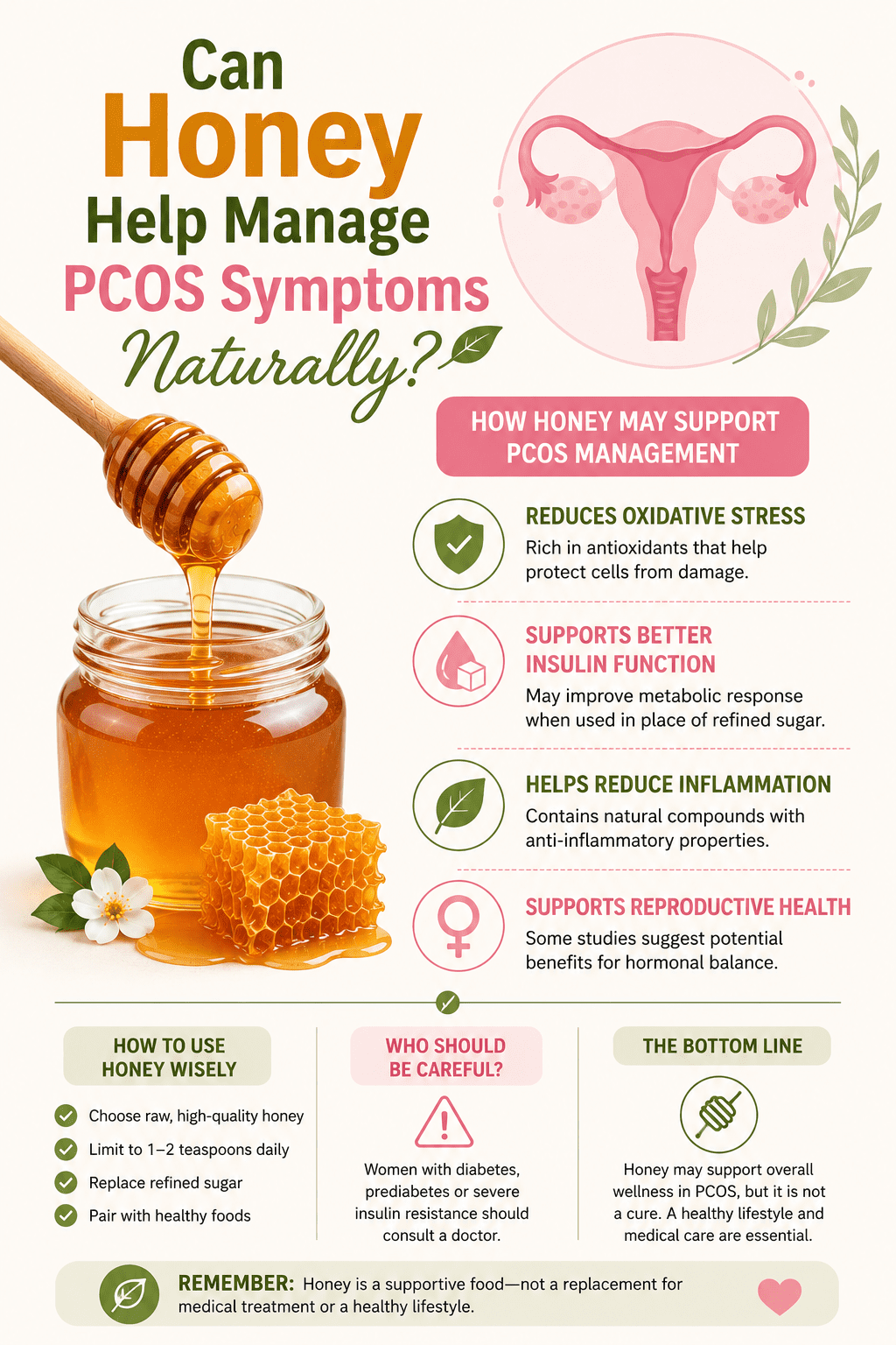 Honey for managing PCOS naturally